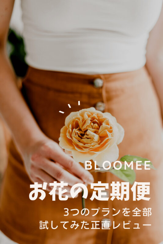 Bloomee(ブルーミー)の3つのプランを試した感想・口コミ