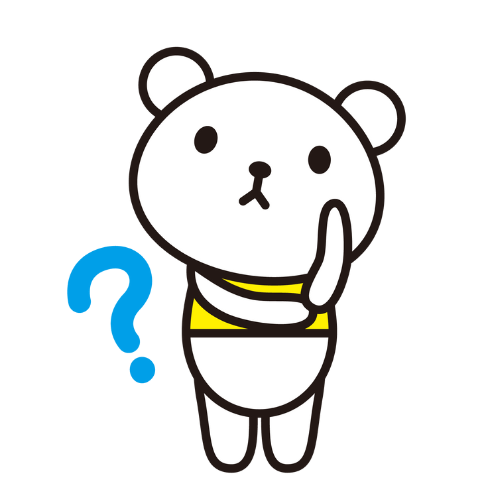 悩むくま